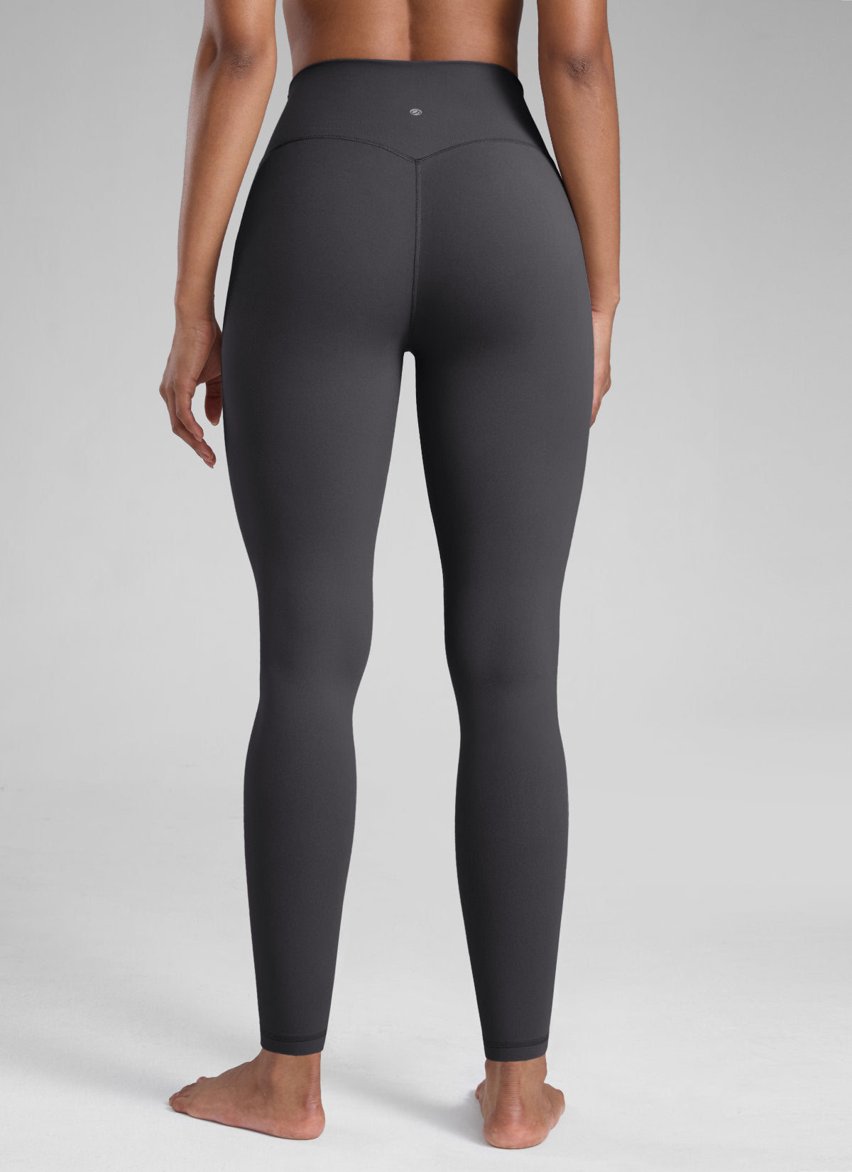 CRZ YOGA Butterlift Leggings con Efecto Mariposa y Tiro Alto para Mujer Gris misterioso