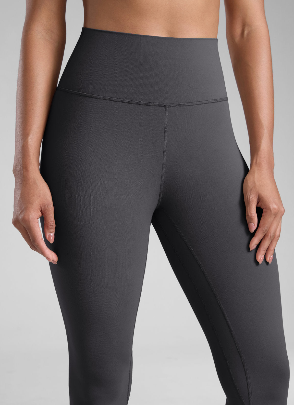 CRZ YOGA Butterlift Leggings con Efecto Mariposa y Tiro Alto para Mujer Gris misterioso