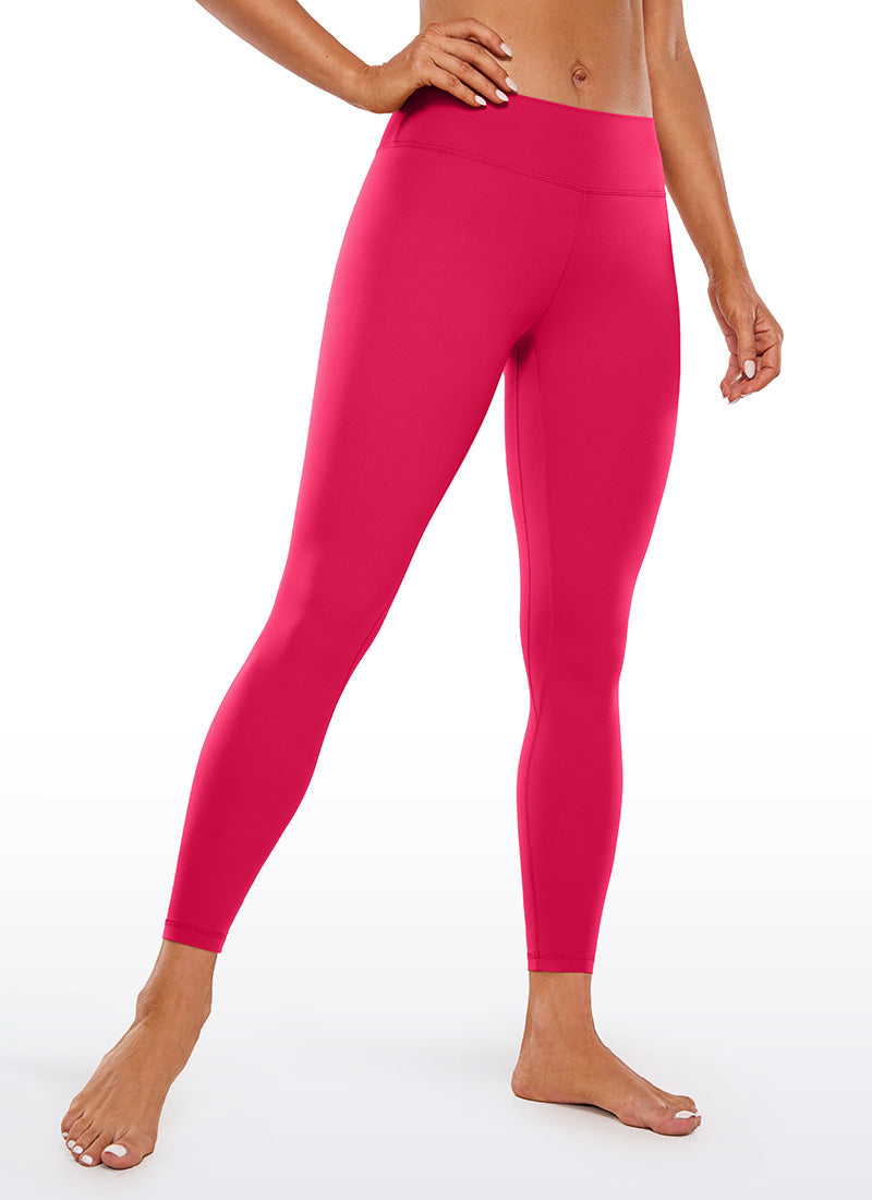 CRZ YOGA Leggings de Entrenamiento de Cintura Bajo para Mujer Viva Magenta