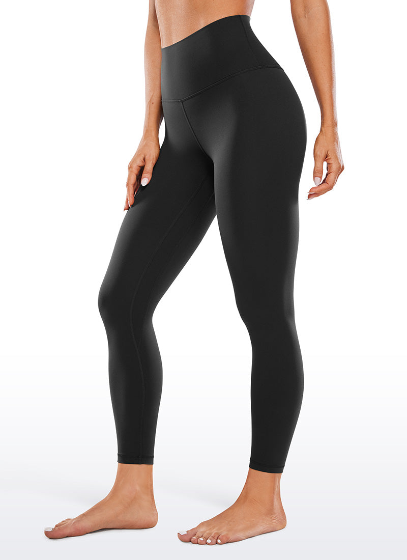 CRZ YOGA Butterluxe Leggings con Doble Costura para Mujer Negro
