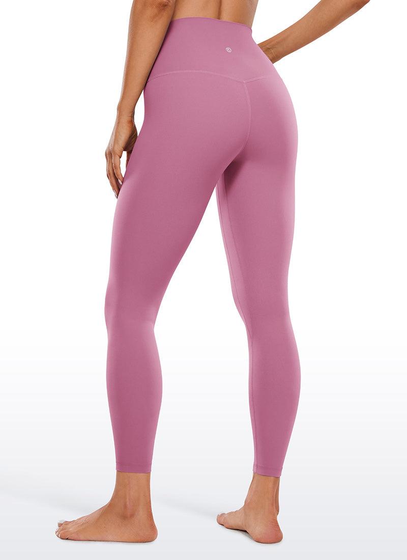 CRZ YOGA Butterluxe Leggings con Doble Costura para Mujer Polvo de Terciopelo