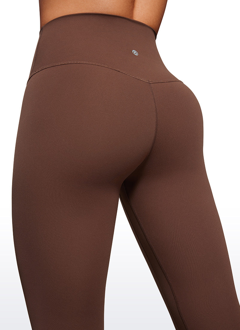 CRZ YOGA Butterluxe Leggings con Doble Costura para Mujer Café Morena