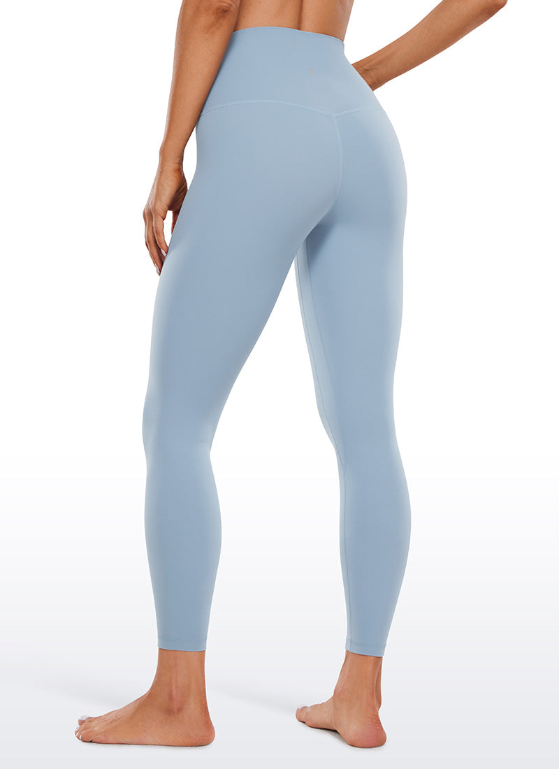 CRZ YOGA Butterluxe Leggings con Doble Costura para Mujer Batista Azul