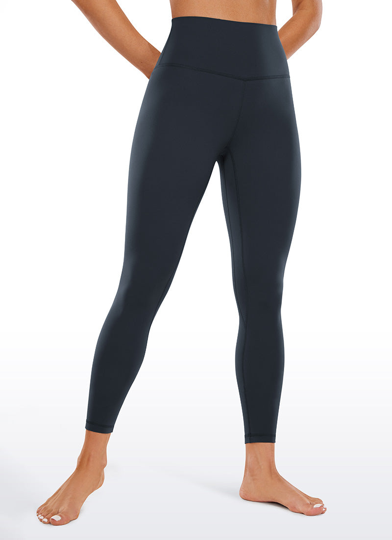 CRZ YOGA Butterluxe Leggings con Doble Costura para Mujer True Navy