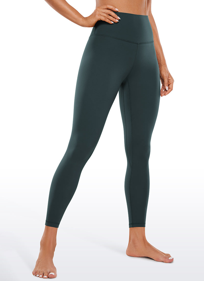 CRZ YOGA Butterluxe Leggings con Doble Costura para Mujer Verde oscuro del bosque