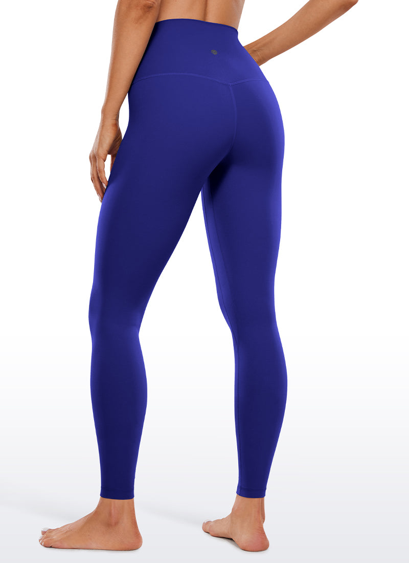CRZ YOGA Butterluxe Leggings de Yoga con Doble Costura para Mujer Larkspur Azul