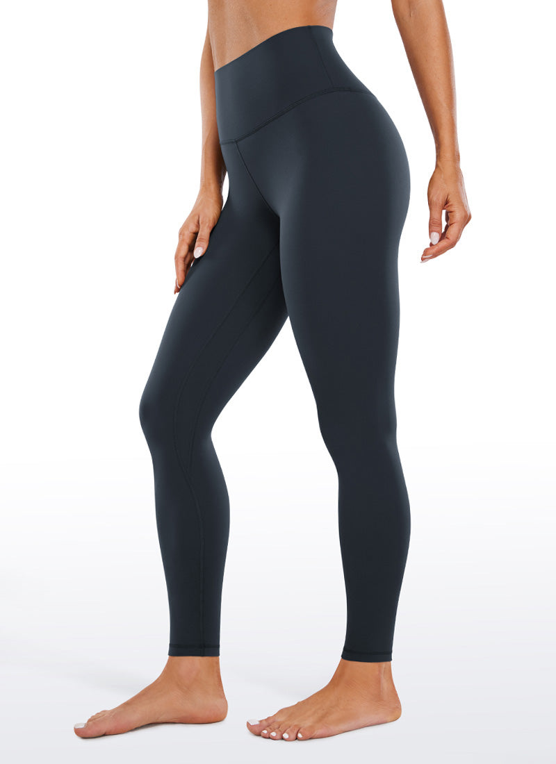CRZ YOGA Butterluxe Leggings de Yoga con Doble Costura para Mujer True Navy