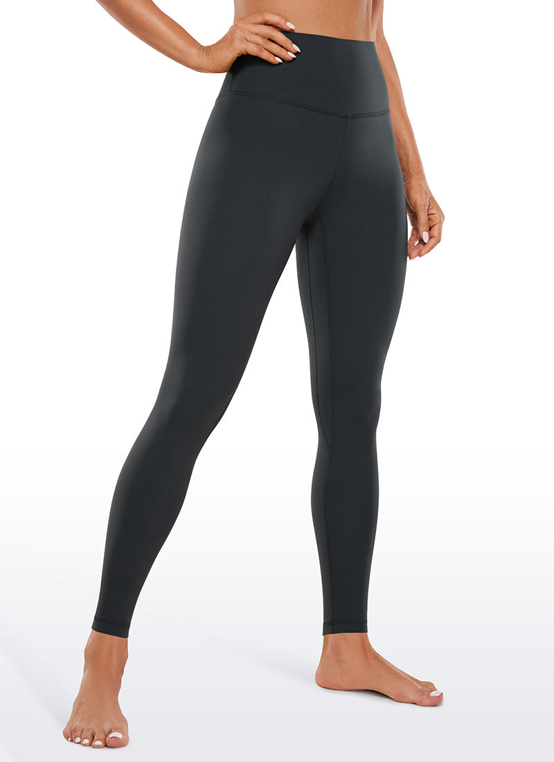 CRZ YOGA Butterluxe Leggings de Yoga con Doble Costura para Mujer Melanita