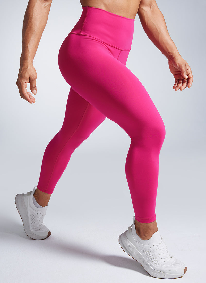 CRZ YOGA Butterbreeze Leggings de Entrenamiento para Mujer Granito Rosa