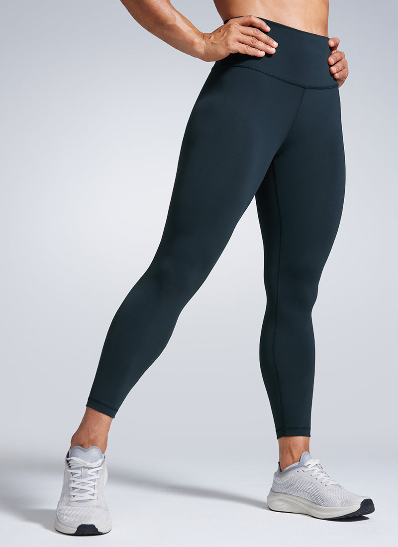 CRZ YOGA Butterbreeze Leggings de Entrenamiento para Mujer True Navy