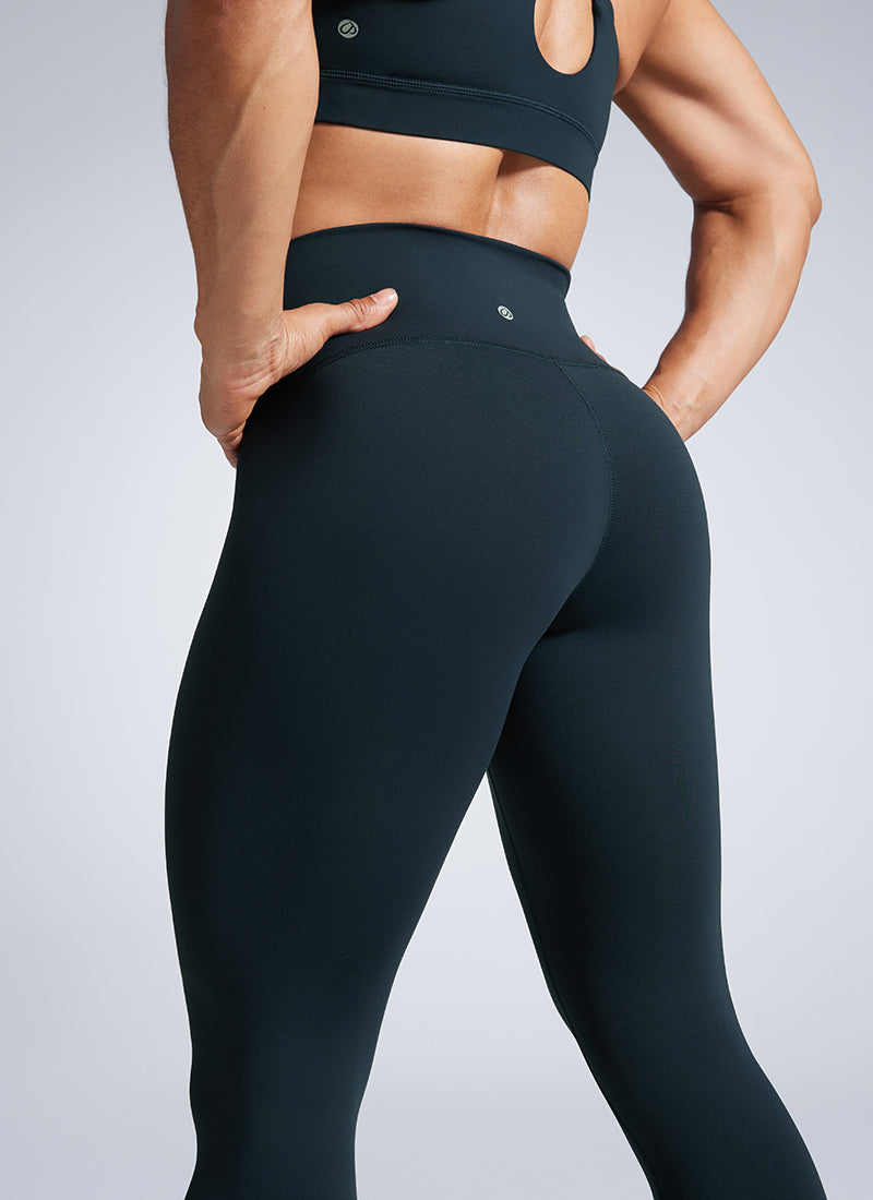CRZ YOGA Butterbreeze Leggings de Entrenamiento para Mujer True Navy