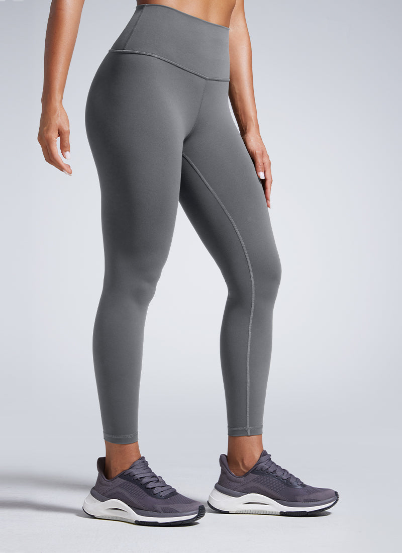 CRZ YOGA Butterbreeze Leggings de Entrenamiento para Mujer Lava Humo Gris