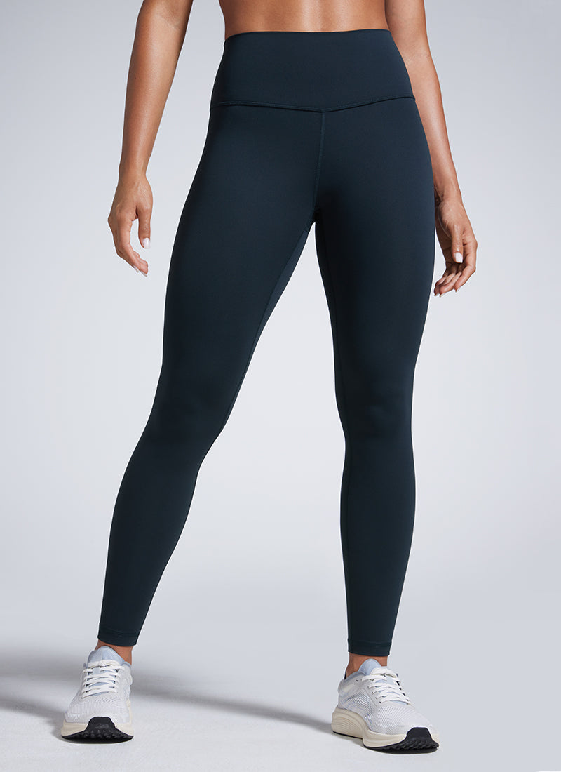 CRZ YOGA Butterbreeze Leggings de entrenamiento de 28 Pulgadas para Mujer Negro