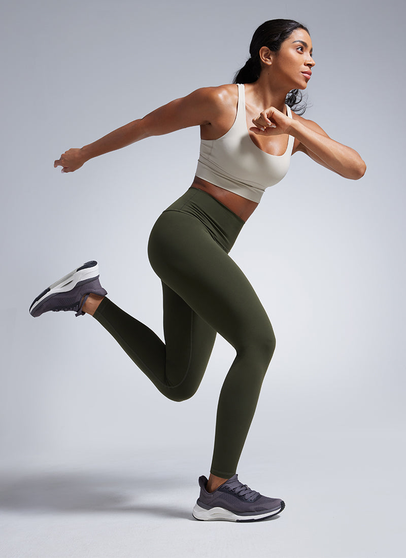 CRZ YOGA Butterbreeze Leggings de entrenamiento de 28 Pulgadas para Mujer True Navy