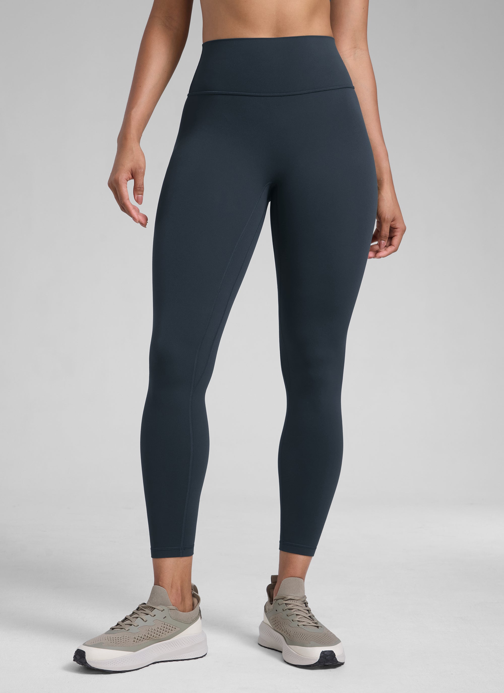 CRZ YOGA Butterlift Leggings Sin Costura Delantera de 25 Pulgadas para Mujer True Navy