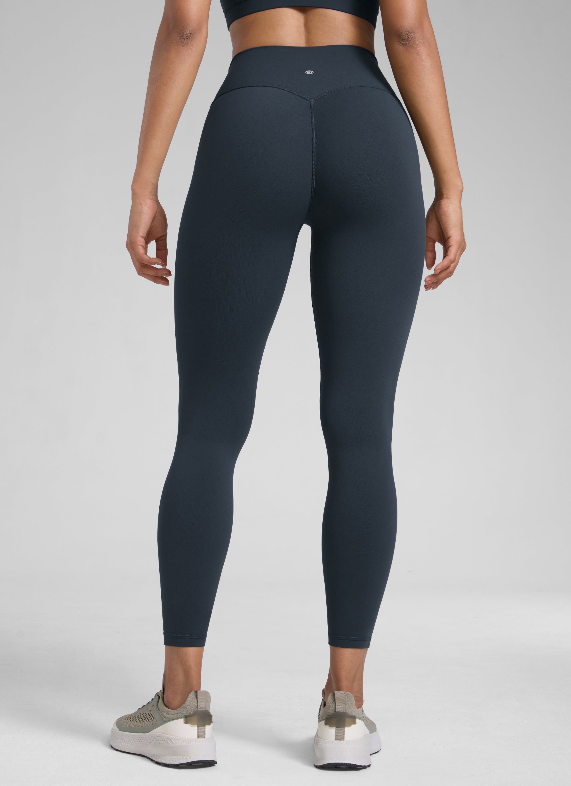 CRZ YOGA Butterlift Leggings Sin Costura Delantera de 25 Pulgadas para Mujer True Navy