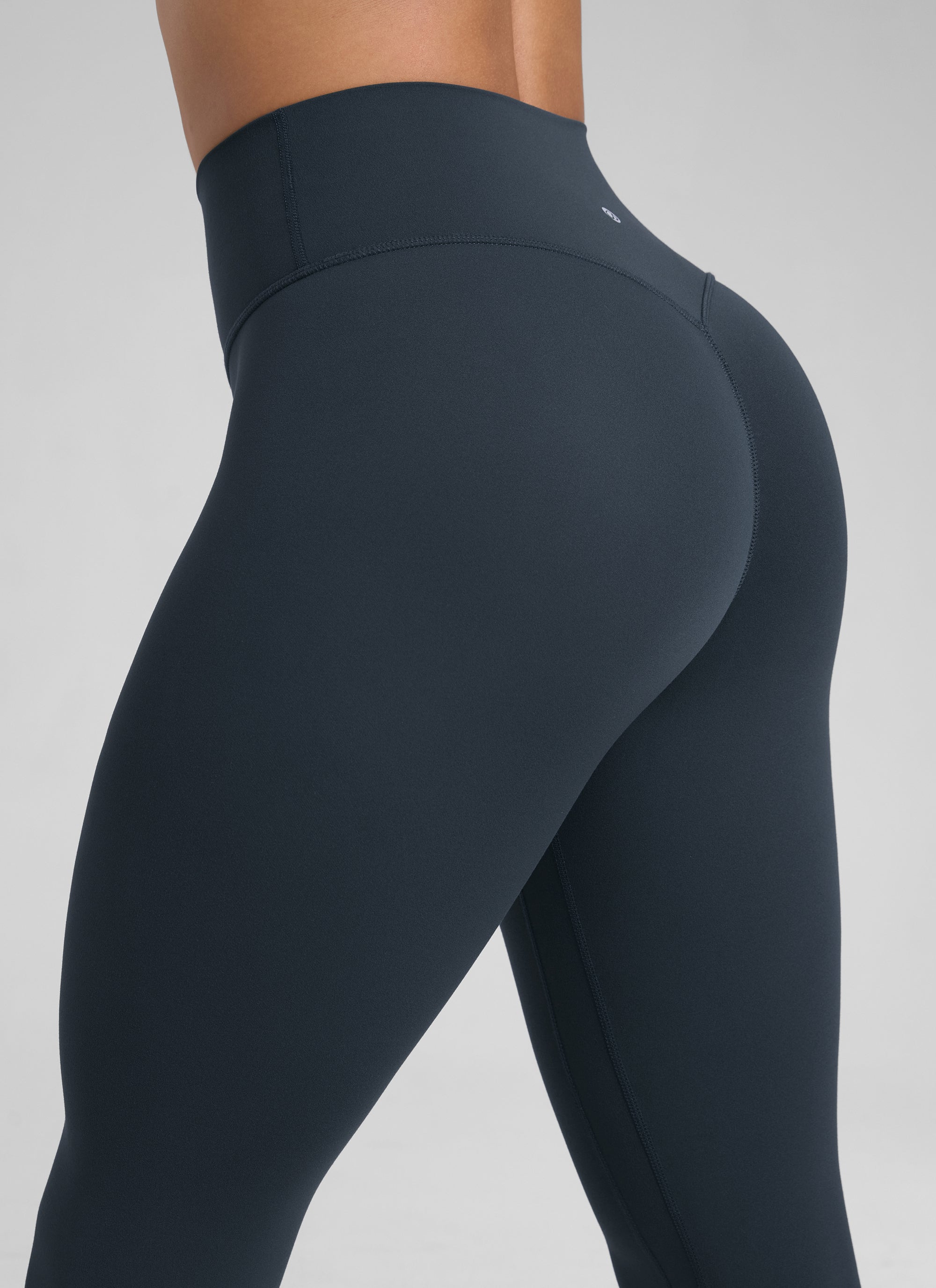 CRZ YOGA Butterlift Leggings Sin Costura Delantera de 25 Pulgadas para Mujer True Navy