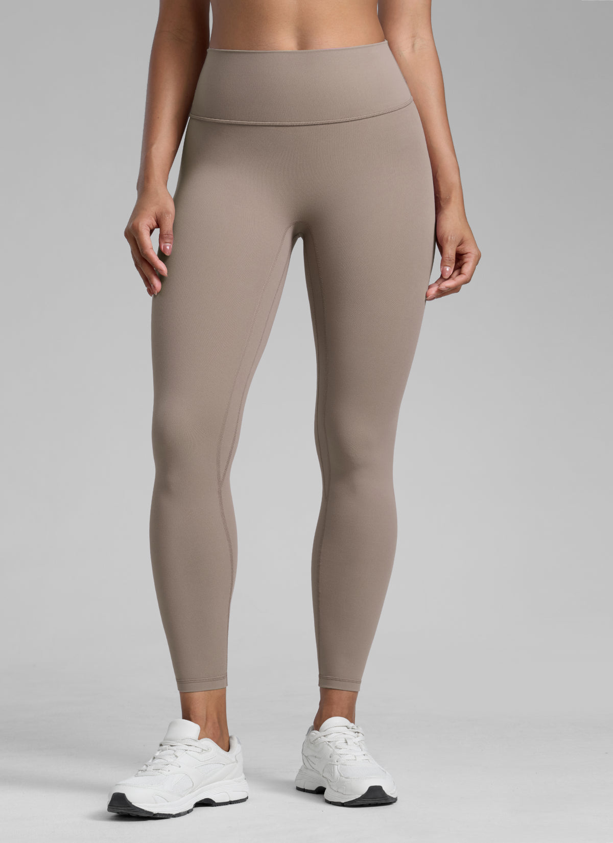 CRZ YOGA Butterlift Leggings Sin Costura Delantera de 25 Pulgadas para Mujer Creamy Latte