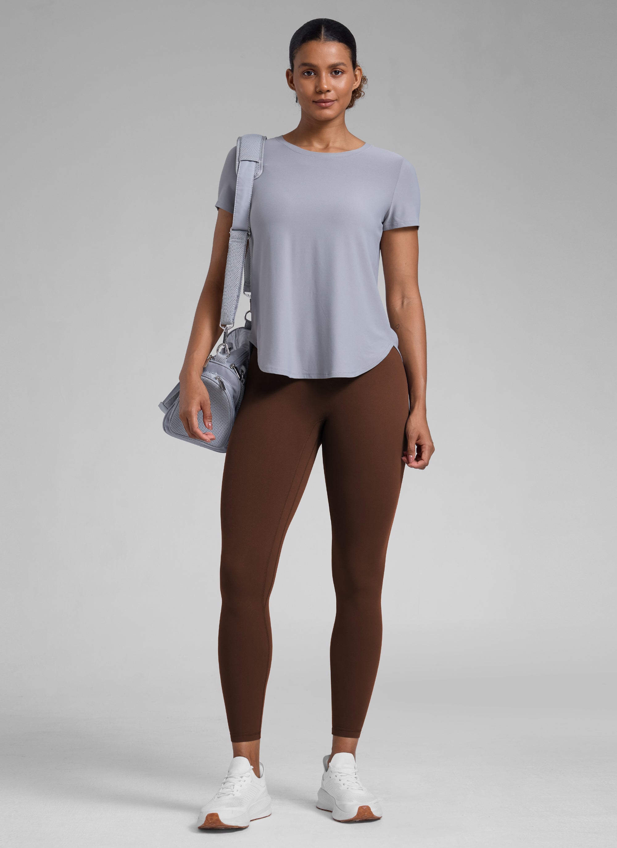 CRZ YOGA Mujer Secretsculpt Legging Sin Costura Tiro Alto Scrunch 25