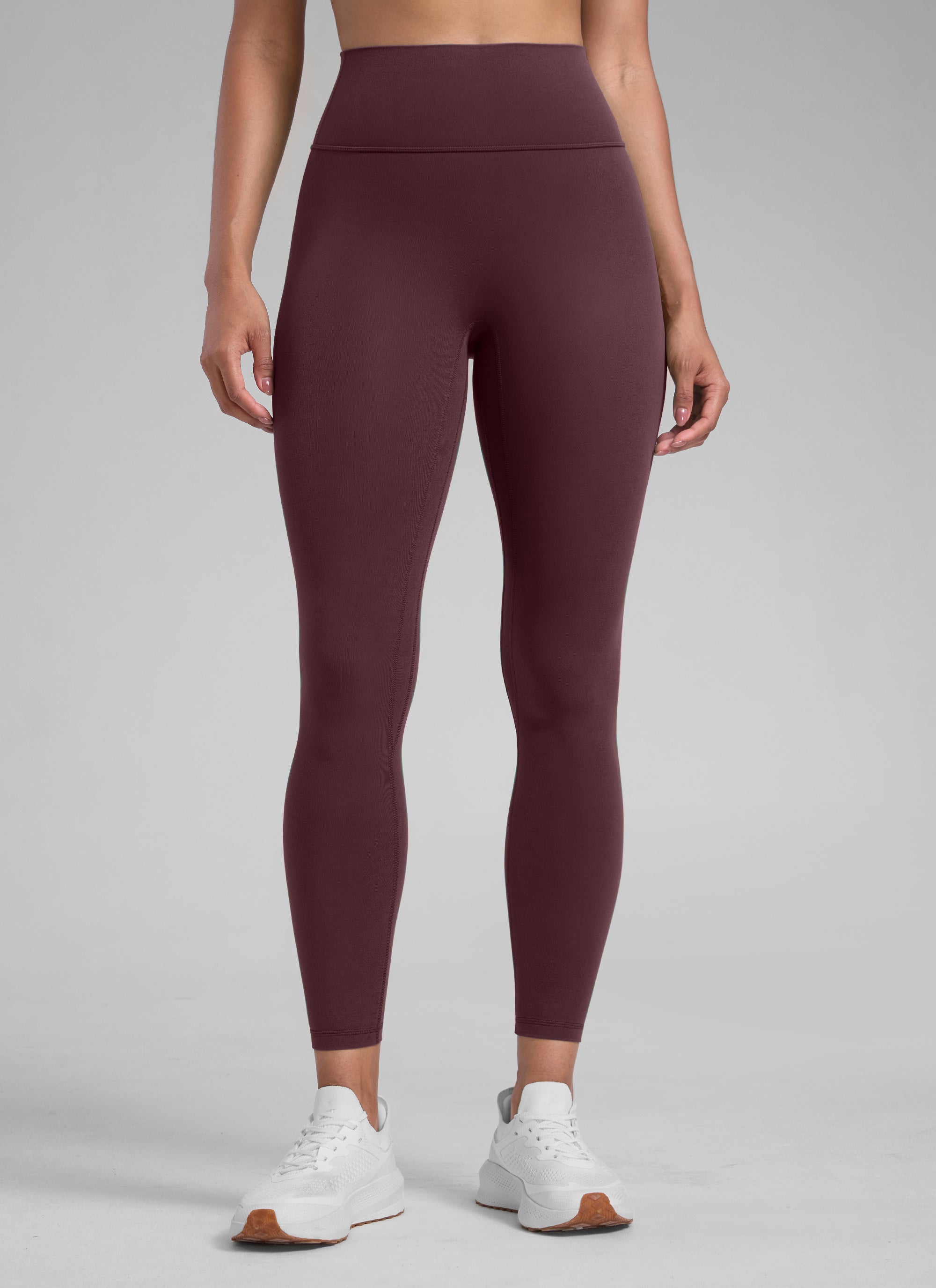 CRZ YOGA Butterlift Leggings Sin Costura Delantera de 25 Pulgadas para Mujer Ciruela madura