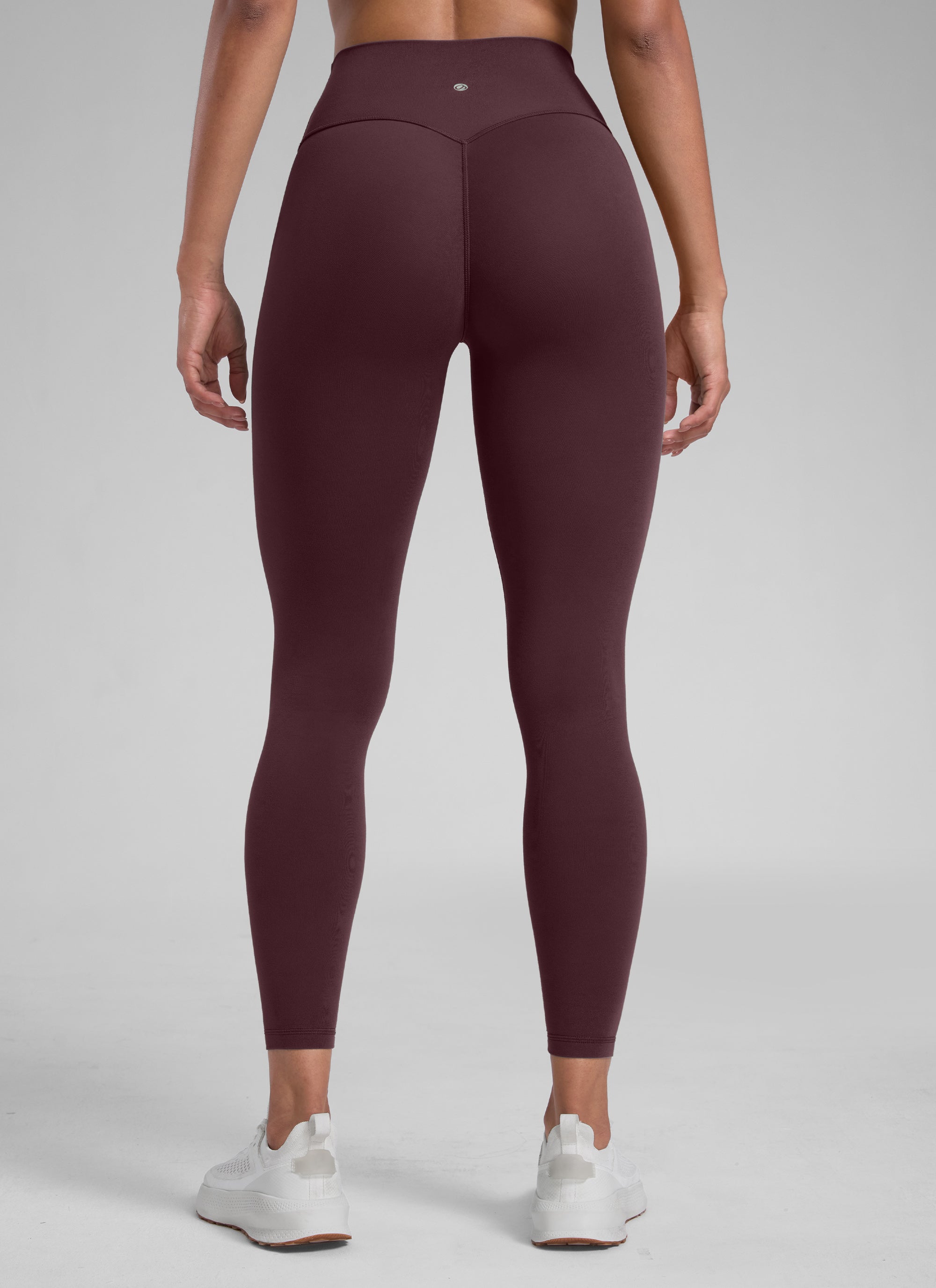 CRZ YOGA Butterlift Leggings Sin Costura Delantera de 25 Pulgadas para Mujer Ciruela madura