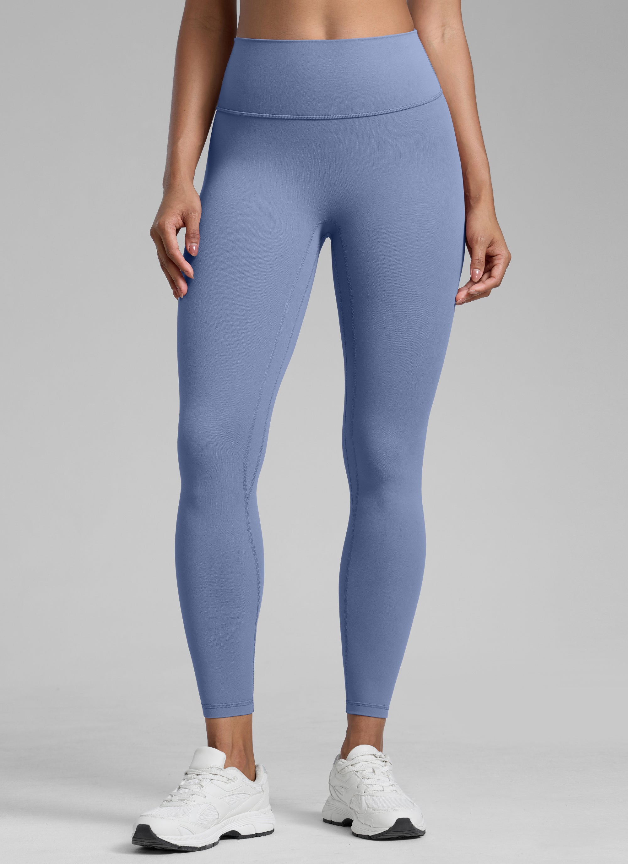 CRZ YOGA Butterlift Leggings Sin Costura Delantera de 25 Pulgadas para Mujer Oasis Azul