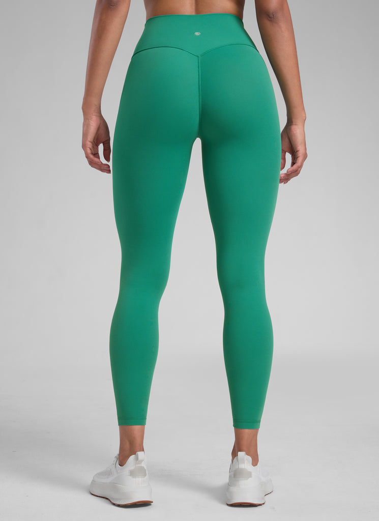CRZ YOGA Butterlift Leggings Sin Costura Delantera de 25 Pulgadas para Mujer Verde Cascadia