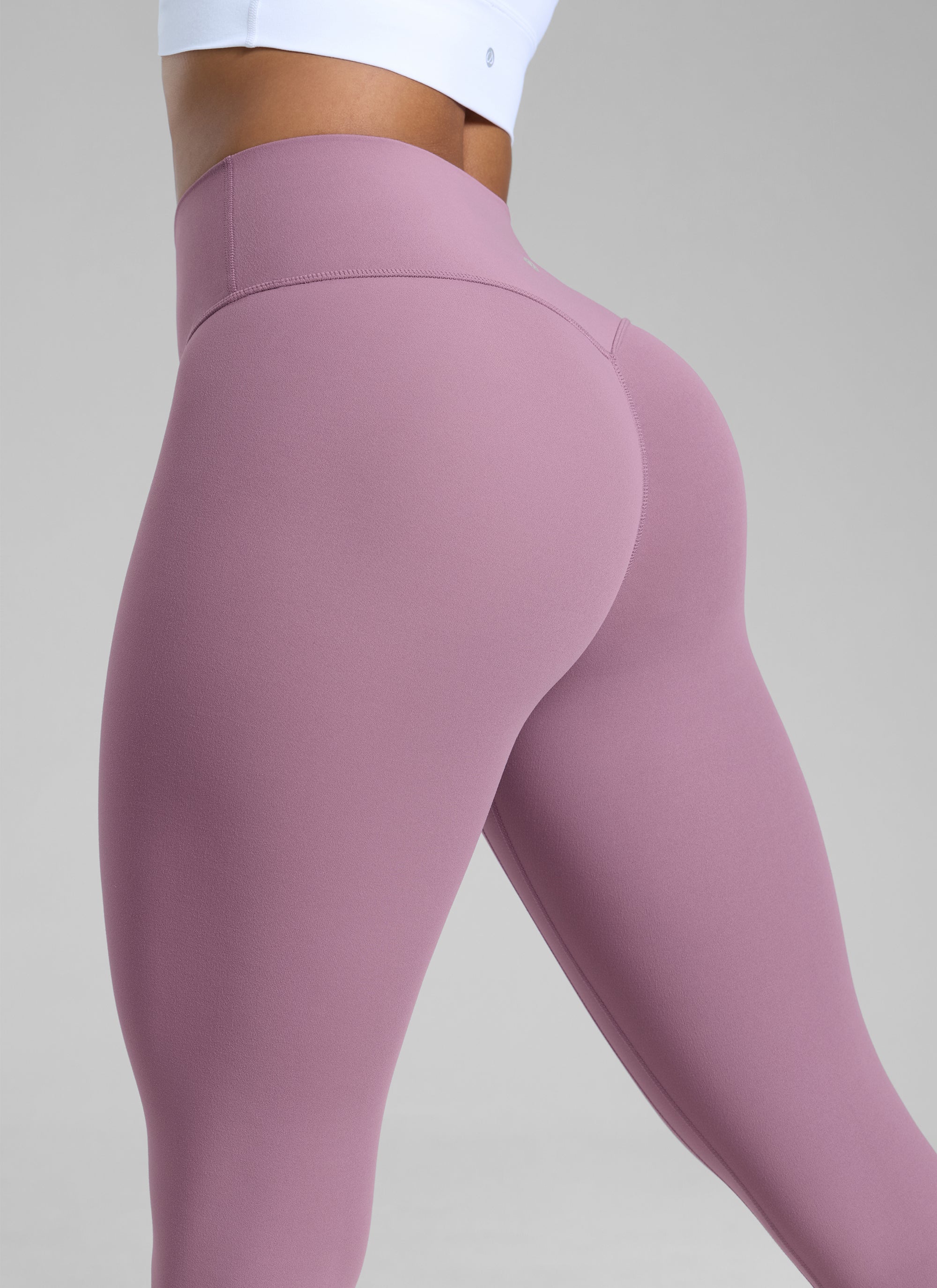 CRZ YOGA Butterlift Leggings Sin Costura Delantera de 25 Pulgadas para Mujer Lavanda claro