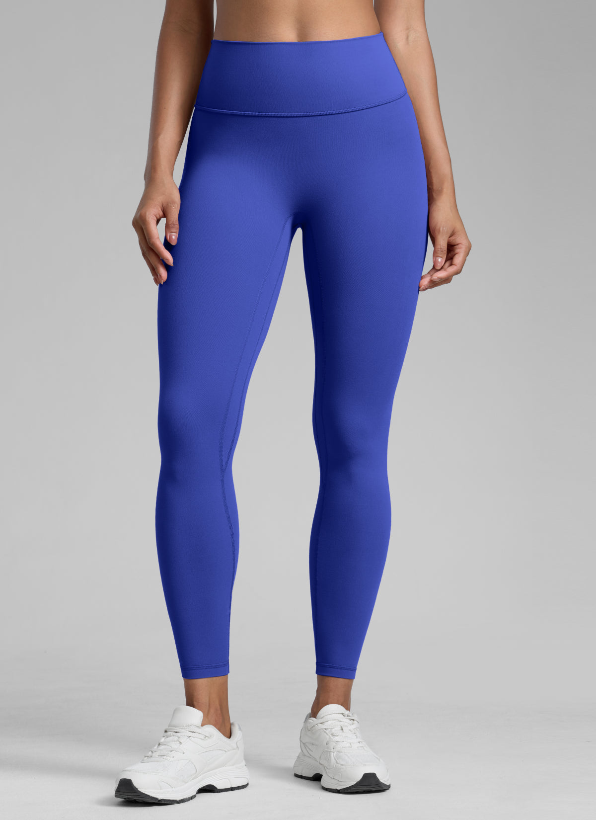 CRZ YOGA Butterlift Leggings Sin Costura Delantera de 25 Pulgadas para Mujer Azul real