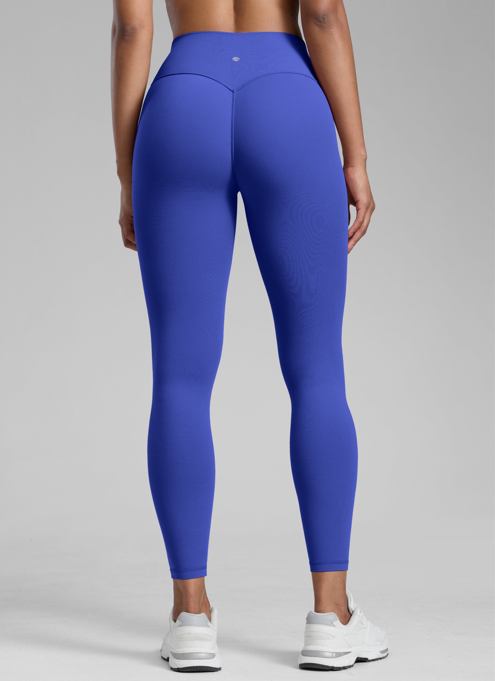 CRZ YOGA Butterlift Leggings Sin Costura Delantera de 25 Pulgadas para Mujer Azul real