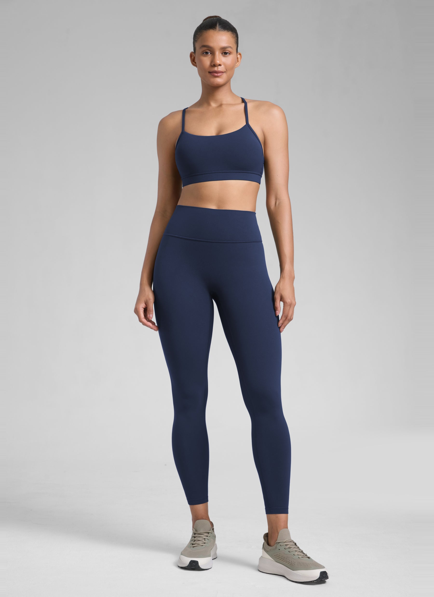 CRZ YOGA Mujer Secretsculpt Legging Sin Costura Tiro Alto Scrunch 25