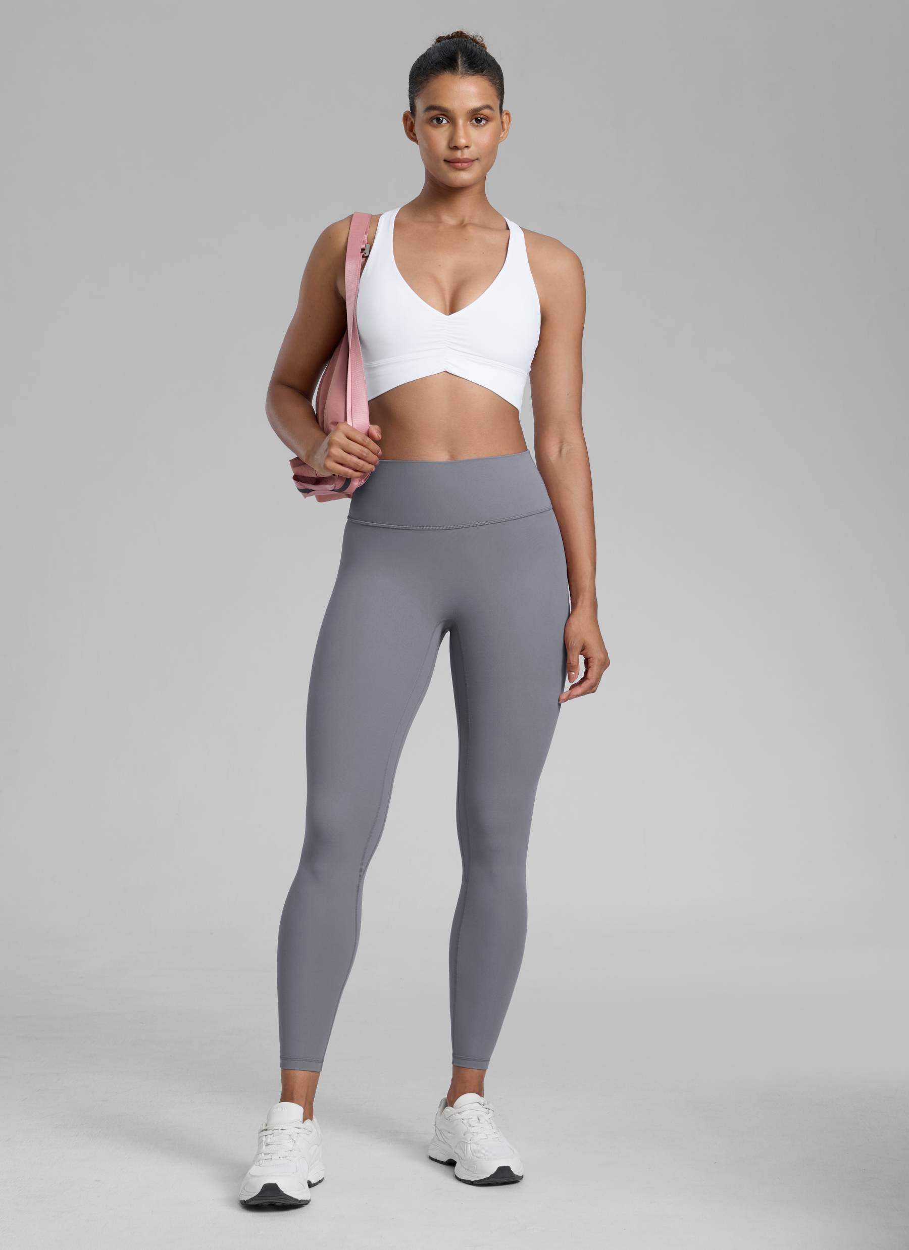 CRZ YOGA Mujer Secretsculpt Legging Sin Costura Tiro Alto Scrunch 25