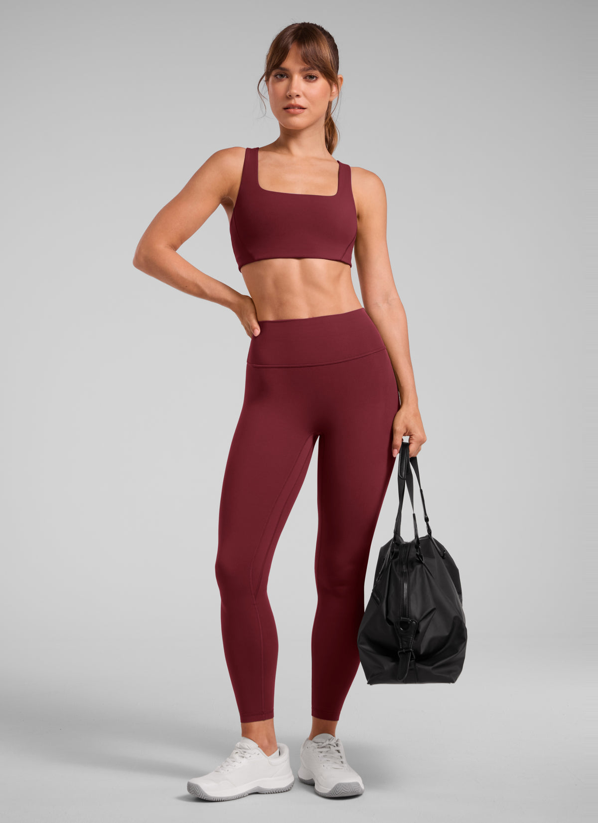 CRZ YOGA Mujer Secretsculpt Legging Sin Costura Tiro Alto Scrunch 25
