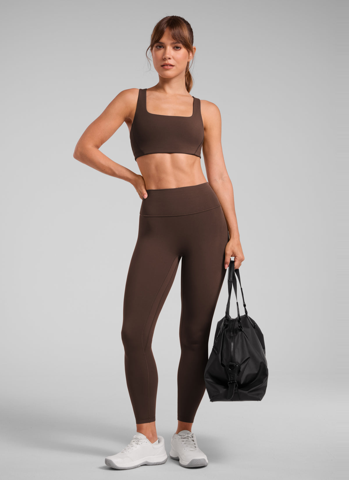CRZ YOGA Mujer Secretsculpt Legging Sin Costura Tiro Alto Scrunch 25