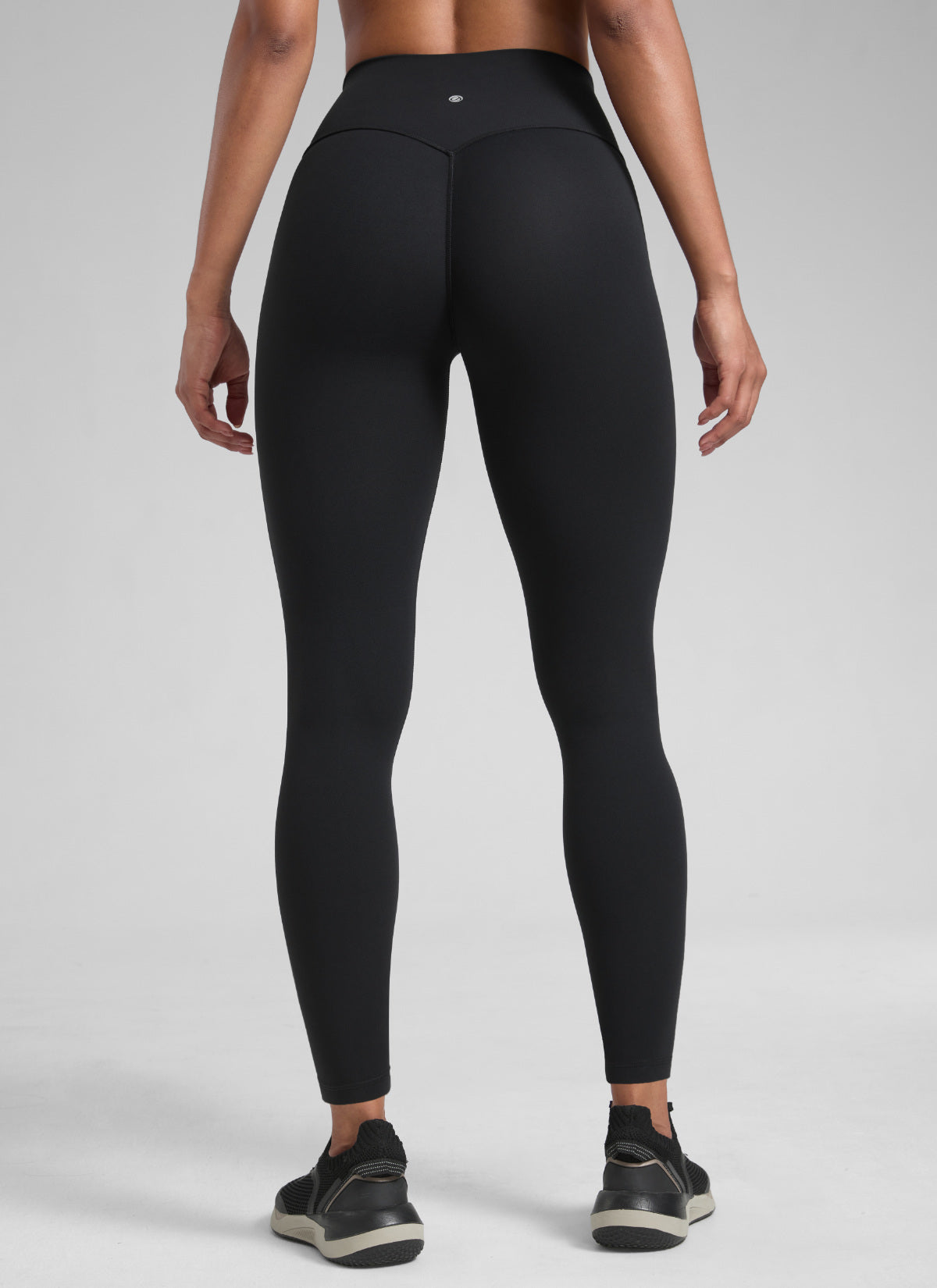 CRZ YOGA Butterlift Leggings Sin Costura Delantera para Mujer Negro