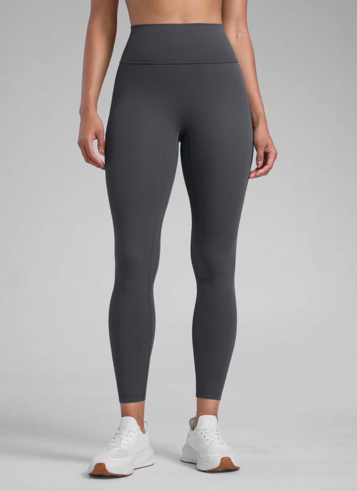 CRZ YOGA Butterlift Leggings Sin Costura Delantera para Mujer Gris misterioso