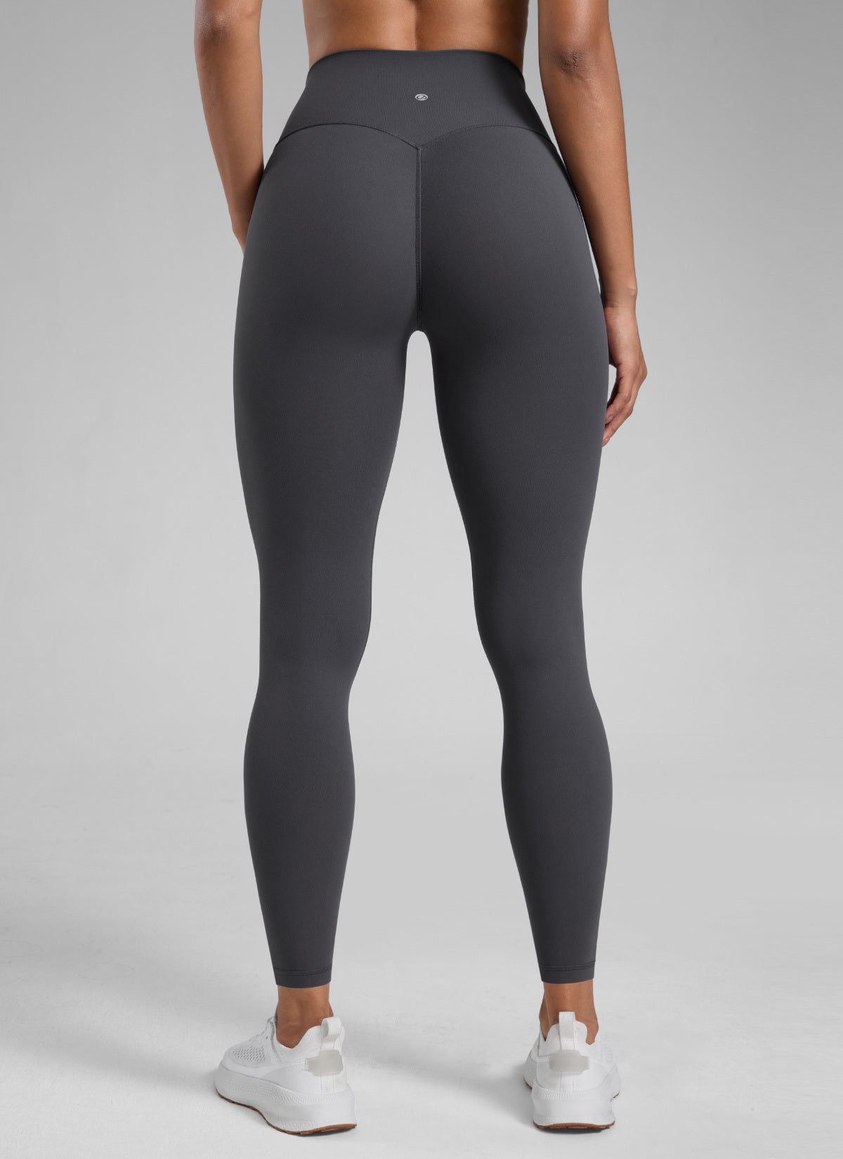 CRZ YOGA Butterlift Leggings Sin Costura Delantera para Mujer Gris misterioso