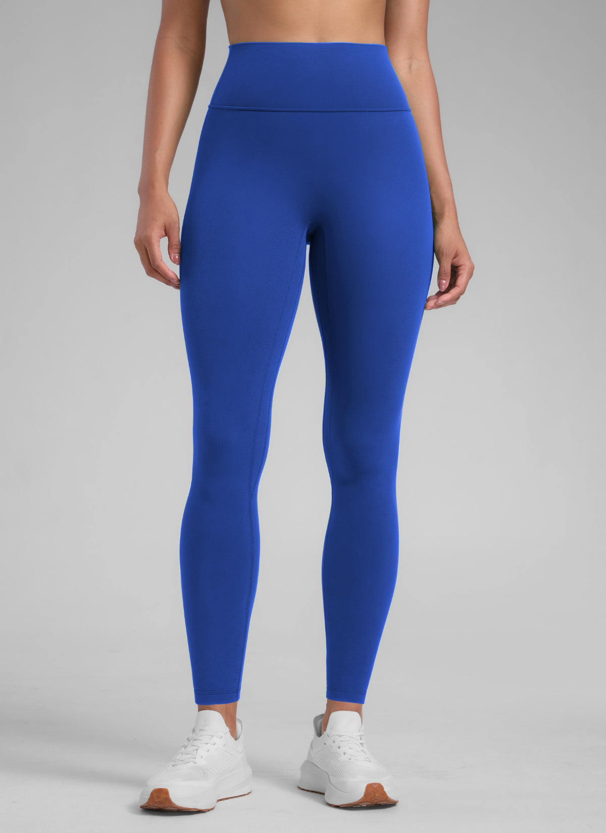 CRZ YOGA Butterlift Leggings Sin Costura Delantera para Mujer Azul Ondulante