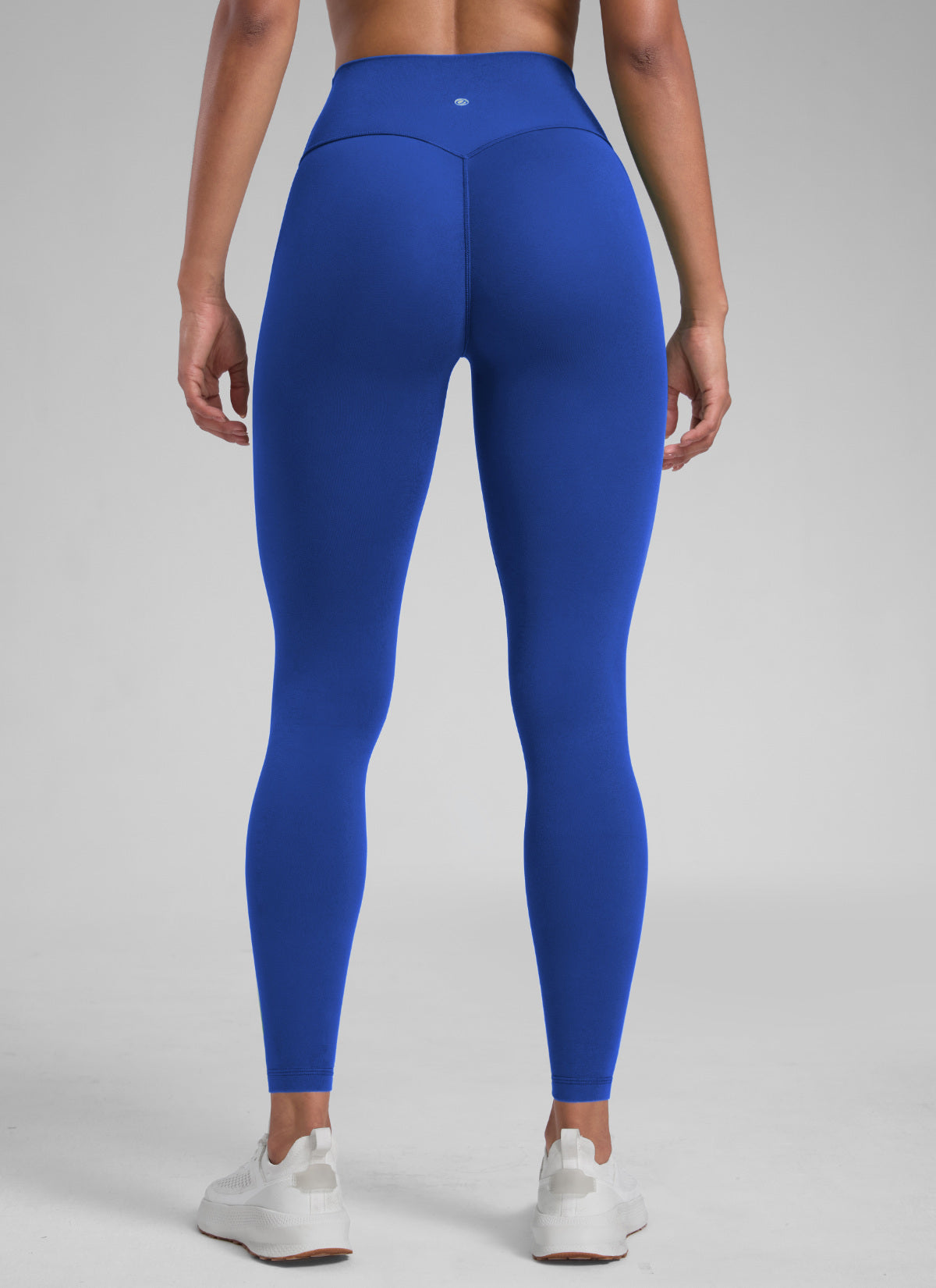 CRZ YOGA Butterlift Leggings Sin Costura Delantera para Mujer Azul Ondulante