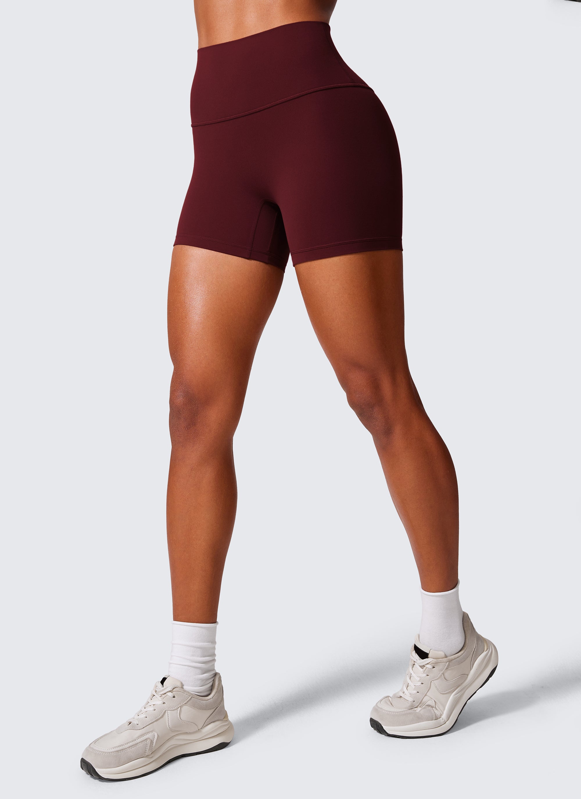 CRZ YOGA Mujer Secretsculpt Shorts Sin Costura Tiro Alto Scrunch 4