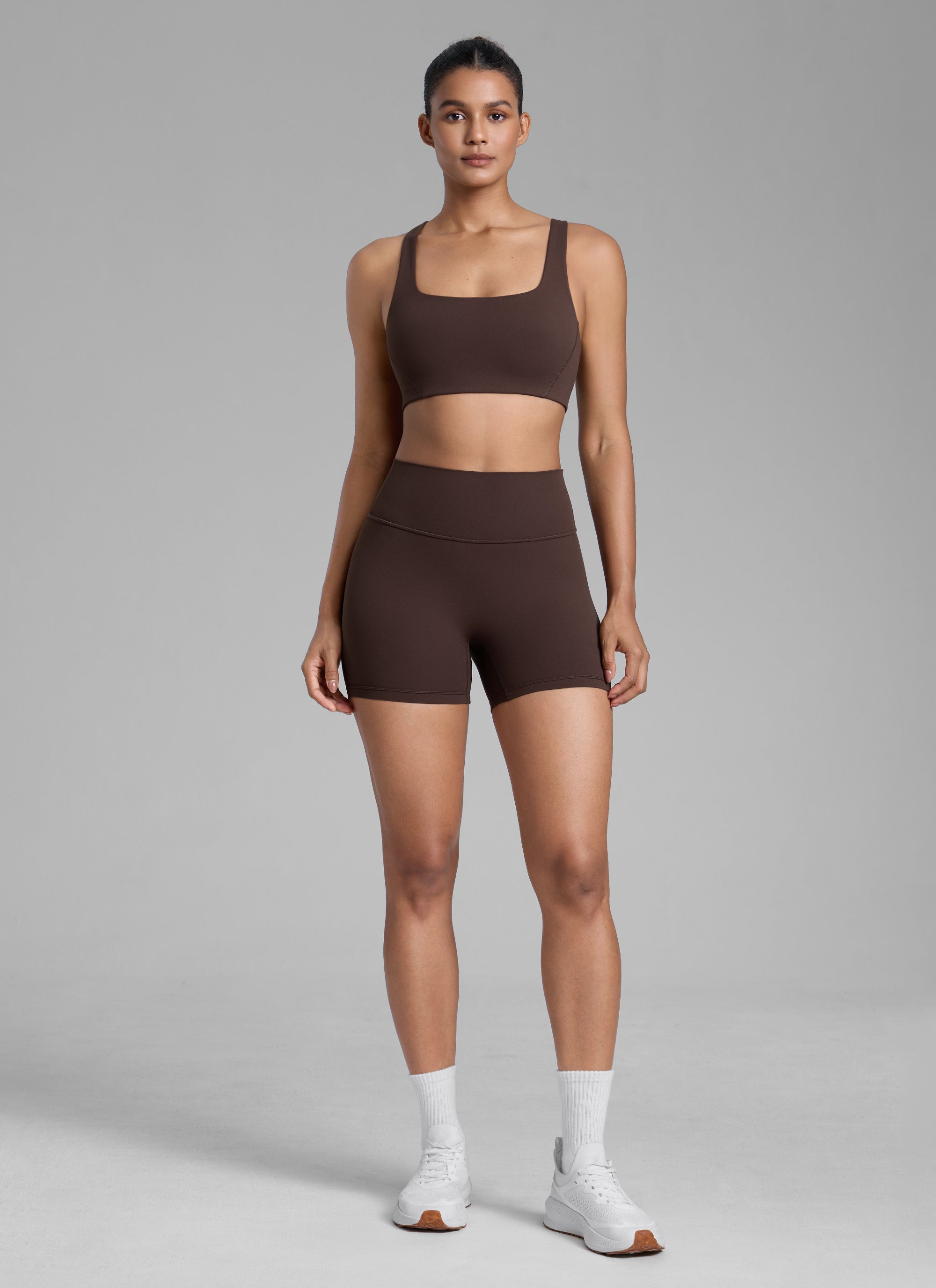 CRZ YOGA Mujer Secretsculpt Shorts Sin Costura Tiro Alto Scrunch 4