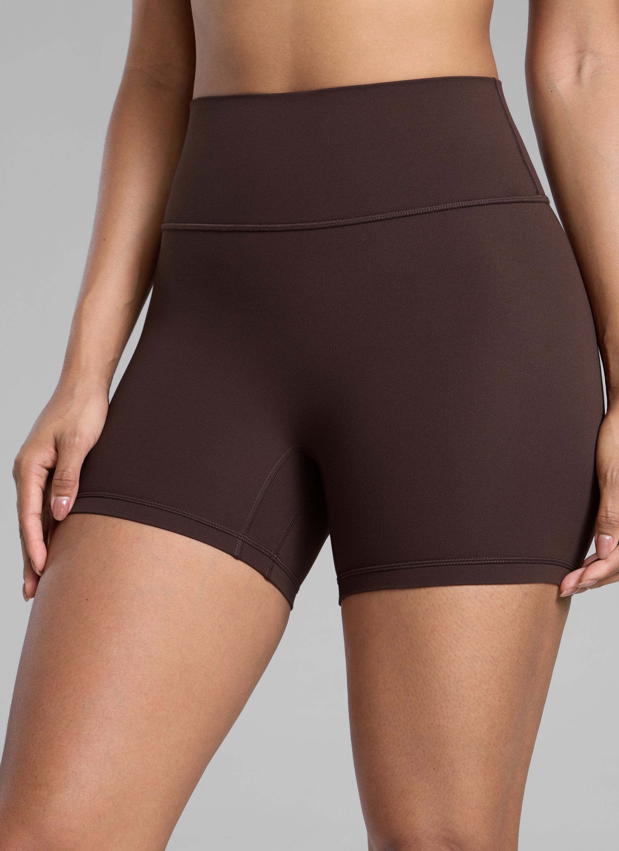 CRZ YOGA Mujer Secretsculpt Shorts Sin Costura Tiro Alto Scrunch 4