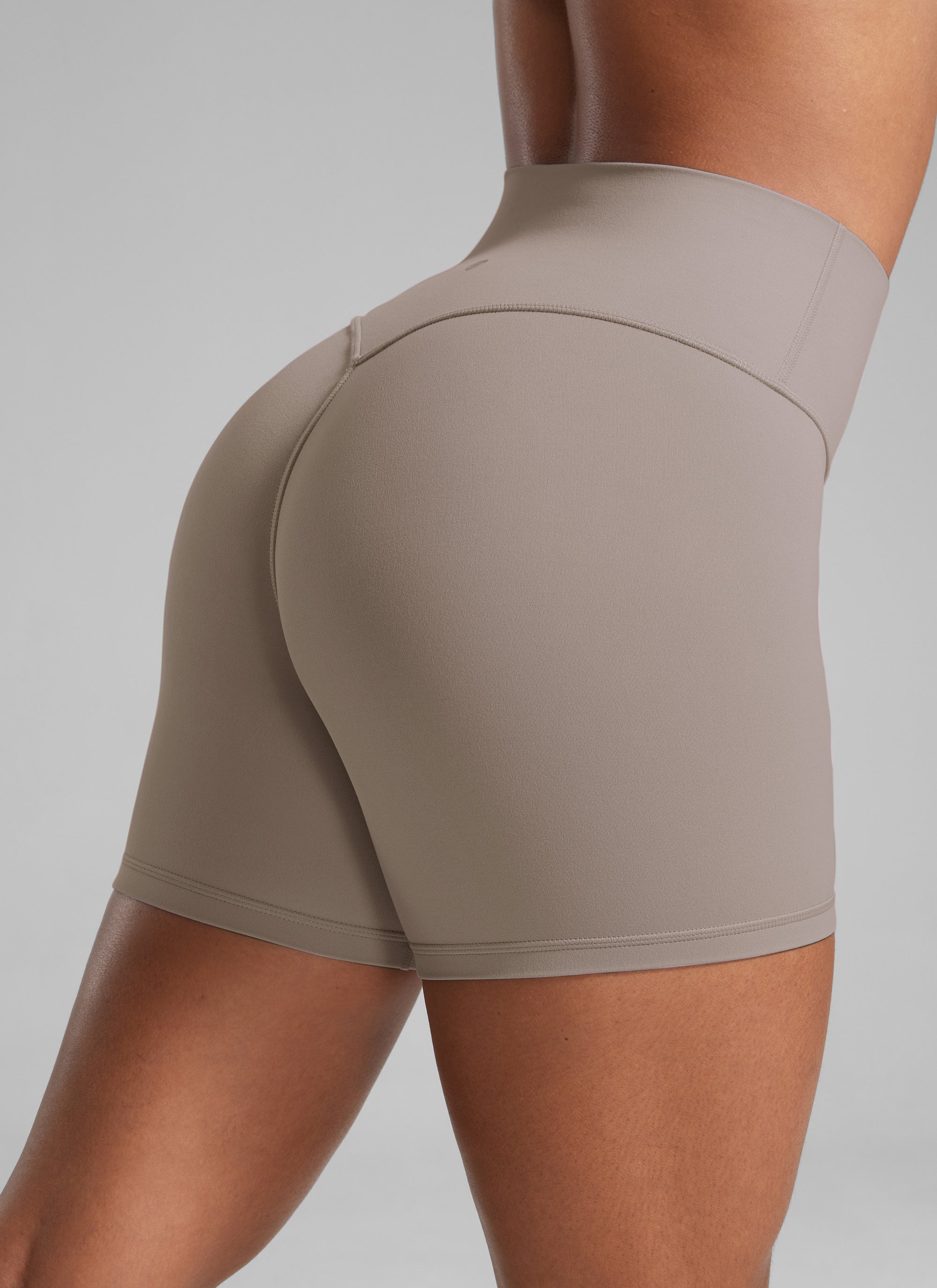 CRZ YOGA Mujer Secretsculpt Shorts Sin Costura Tiro Alto Scrunch 4