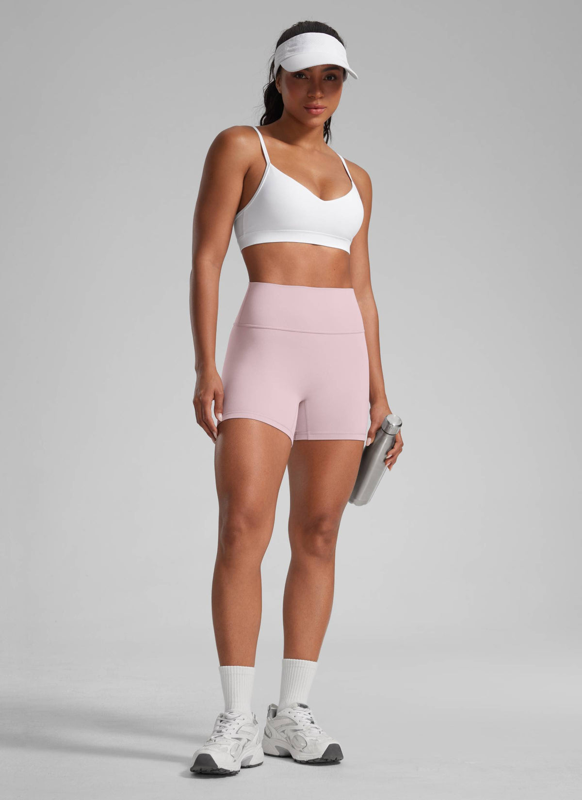CRZ YOGA Mujer Secretsculpt Shorts Sin Costura Tiro Alto Scrunch 4