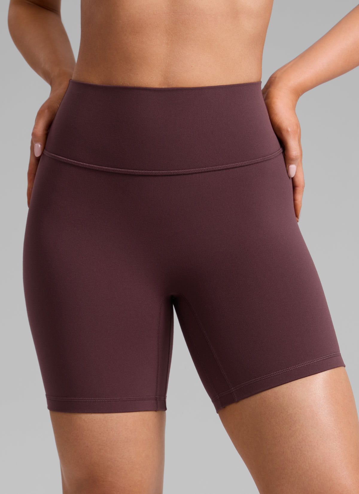 CRZ YOGA Mujer Secretsculpt Shorts Sin Costura Tiro Alto 6