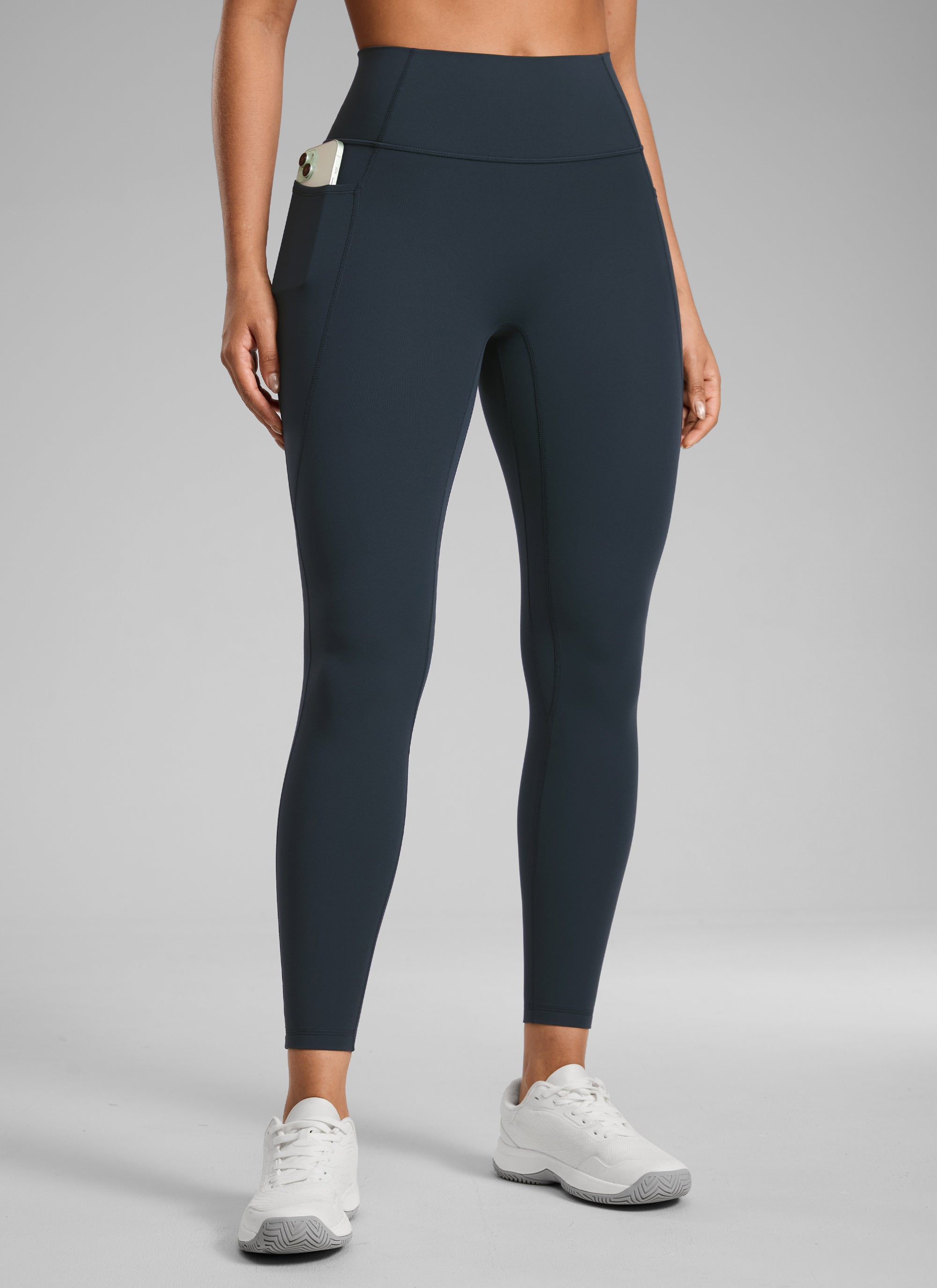 CRZ YOGA Leggings Butterlift Cintura Alta Sin Costura con Bolsillos True Navy