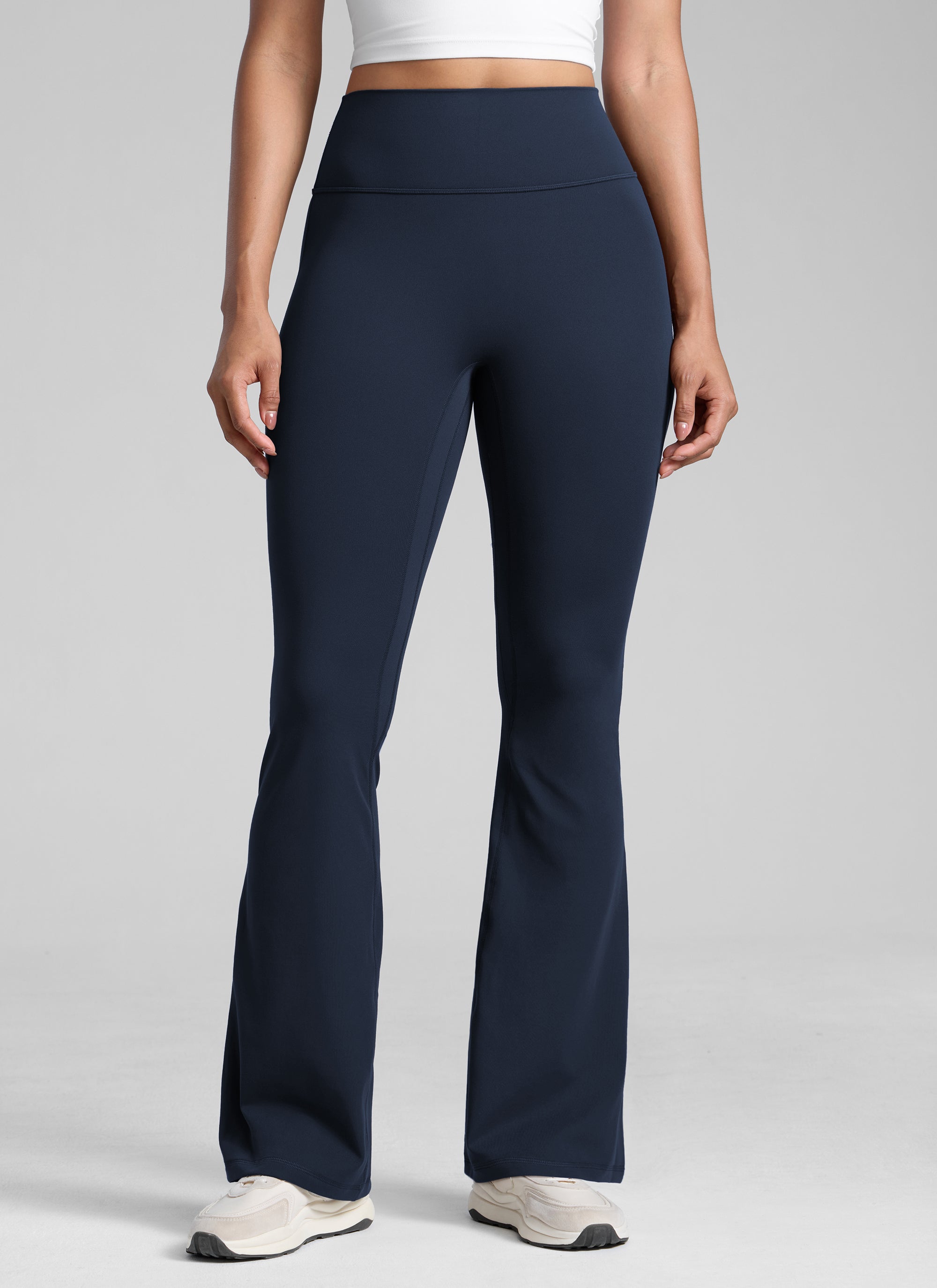 CRZ YOGA  Butterlift Leggings con Pliegues Ocultos de 32 Pulgadas para Mujer Azul twilight
