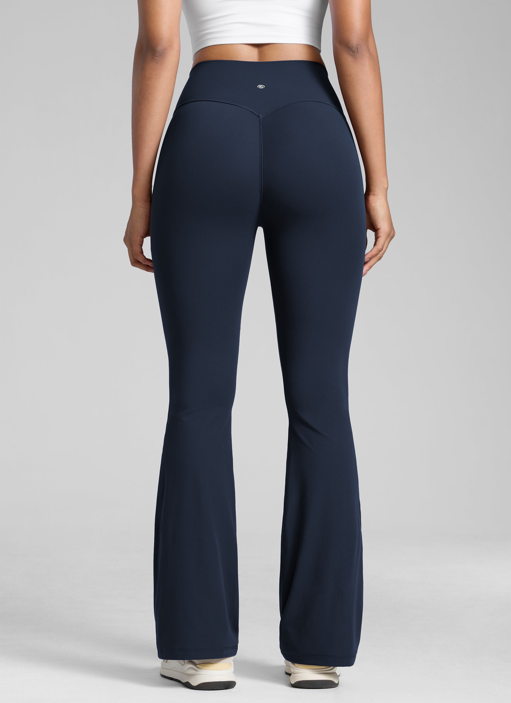 CRZ YOGA  Butterlift Leggings con Pliegues Ocultos de 32 Pulgadas para Mujer Azul twilight