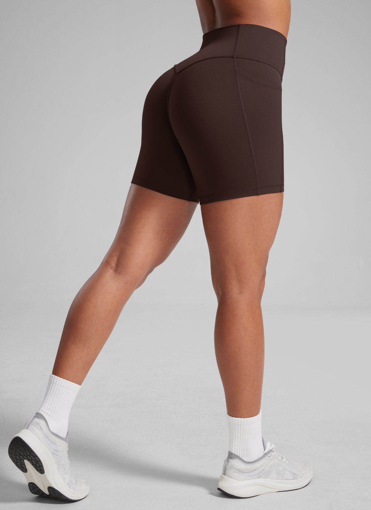 CRZ YOGA Mujer Secretsculpt Shorts Bolsillos Sin Costura Tiro Alto 5