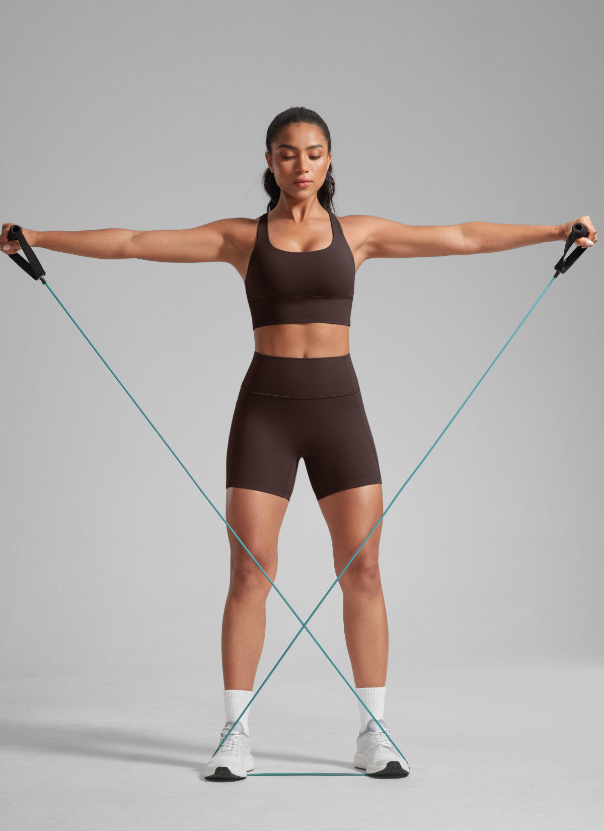 CRZ YOGA Mujer Secretsculpt Shorts Bolsillos Sin Costura Tiro Alto 5